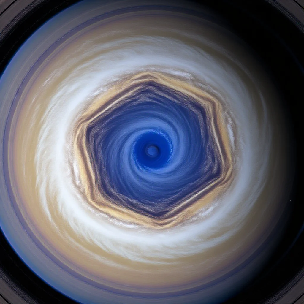 Saturn''s Hexagon: How a 40-Year Storm Reveals the Hidden Physics of Planetary