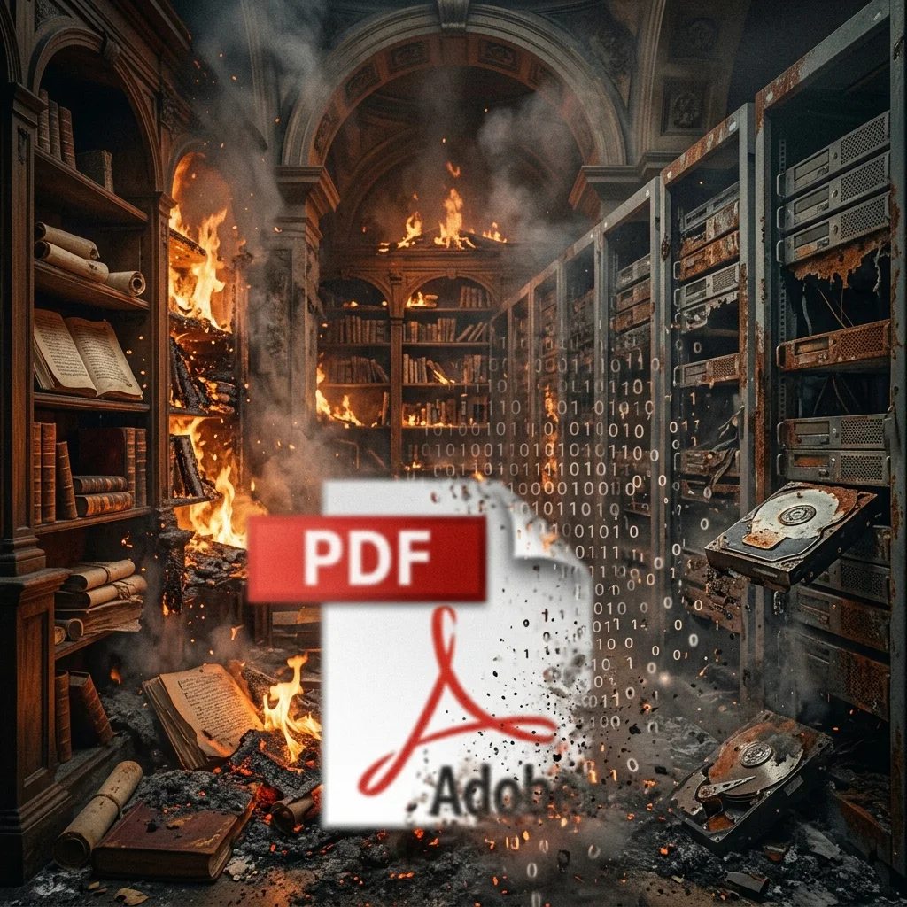 The Digital Alexandria: When PDFs Become Unreadable and the Fragile Legacy